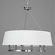 Cherish 6 Light 24 inch Brushed Nickel Chandelier Ceiling Light